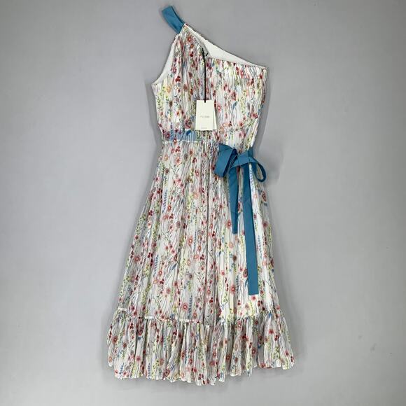 Alexis Floral Maxi Dress with Blue Accents - Picture 3 of 14